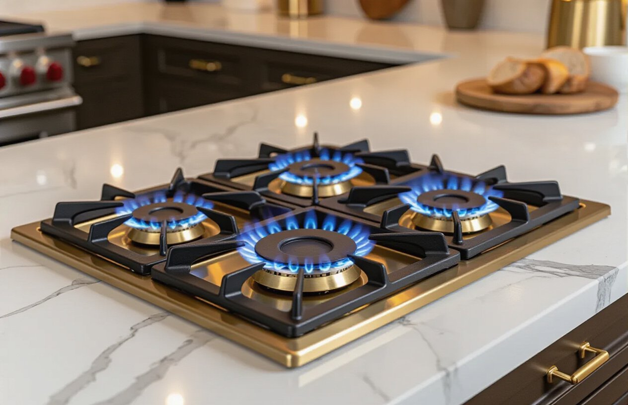 पहला Model - High Efficiency Brass Burner Gas Stove