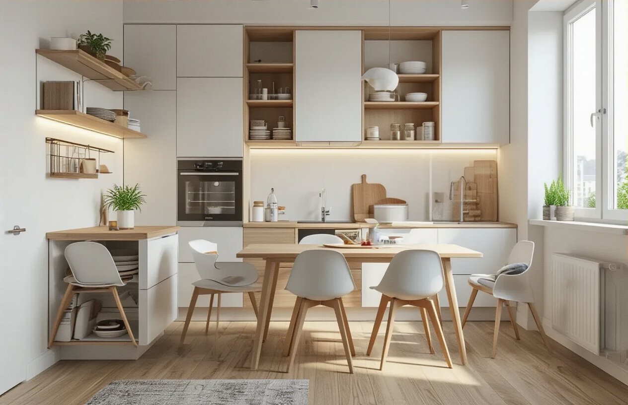 Innovative Kitchen and Dining Space Savers