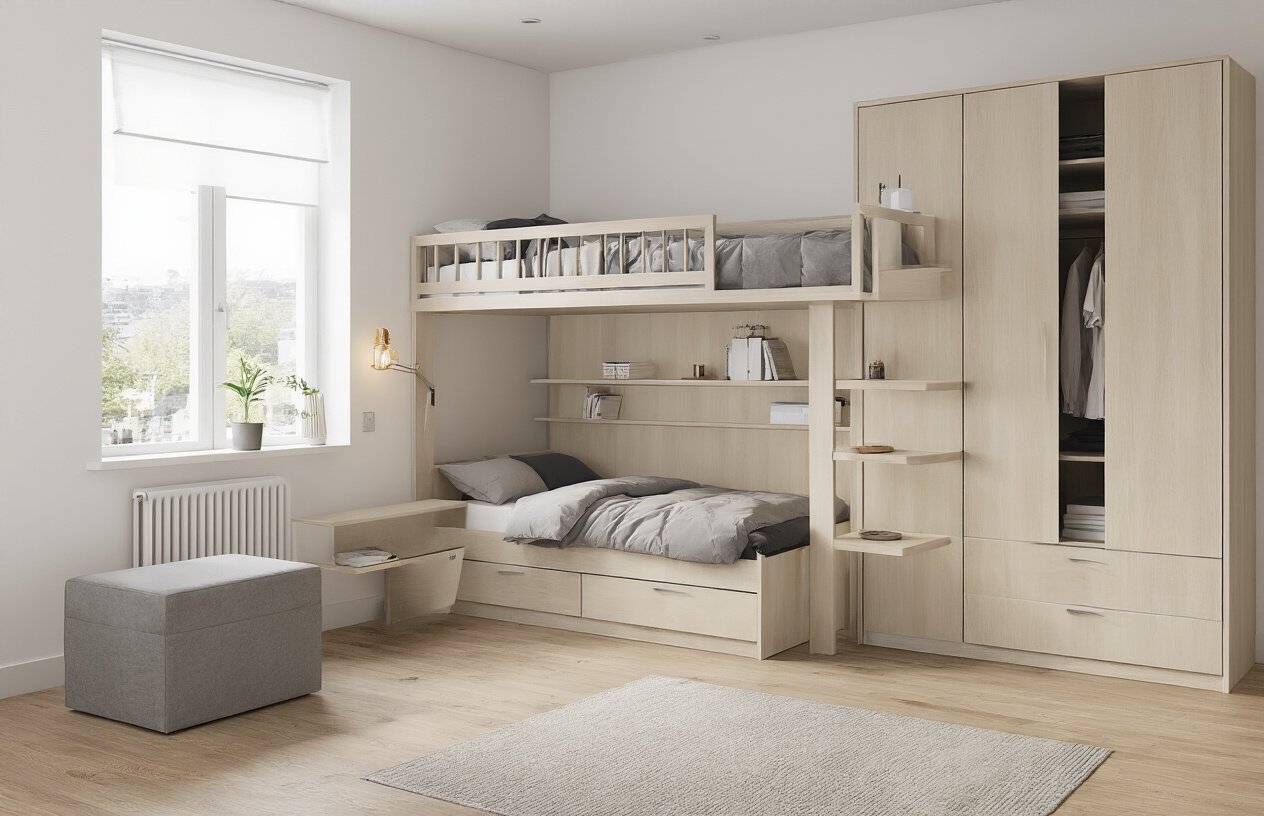 Bedroom Furniture That Maximizes Floor Space