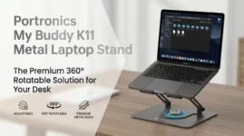 Portronics My Buddy K11 Metal Laptop Stand Review