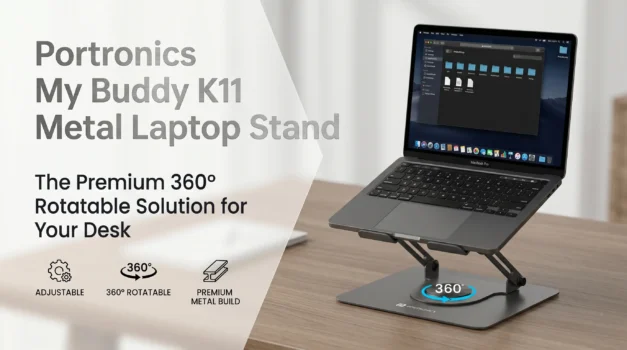 Portronics My Buddy K11 Metal Laptop Stand Review